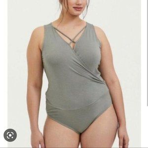 Torrid Green Bodysuit